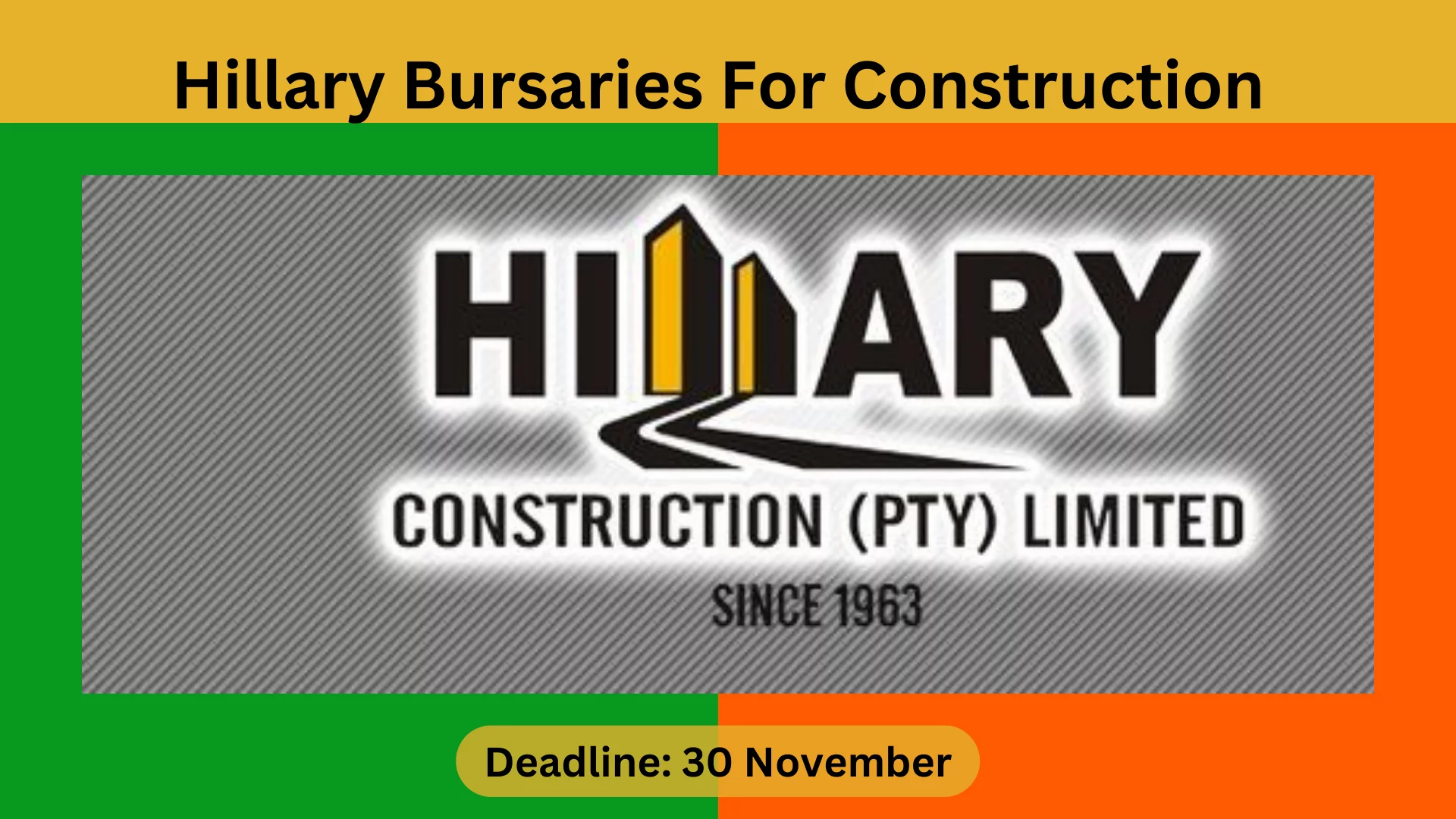 Hillary Construction: Bursaries 2024